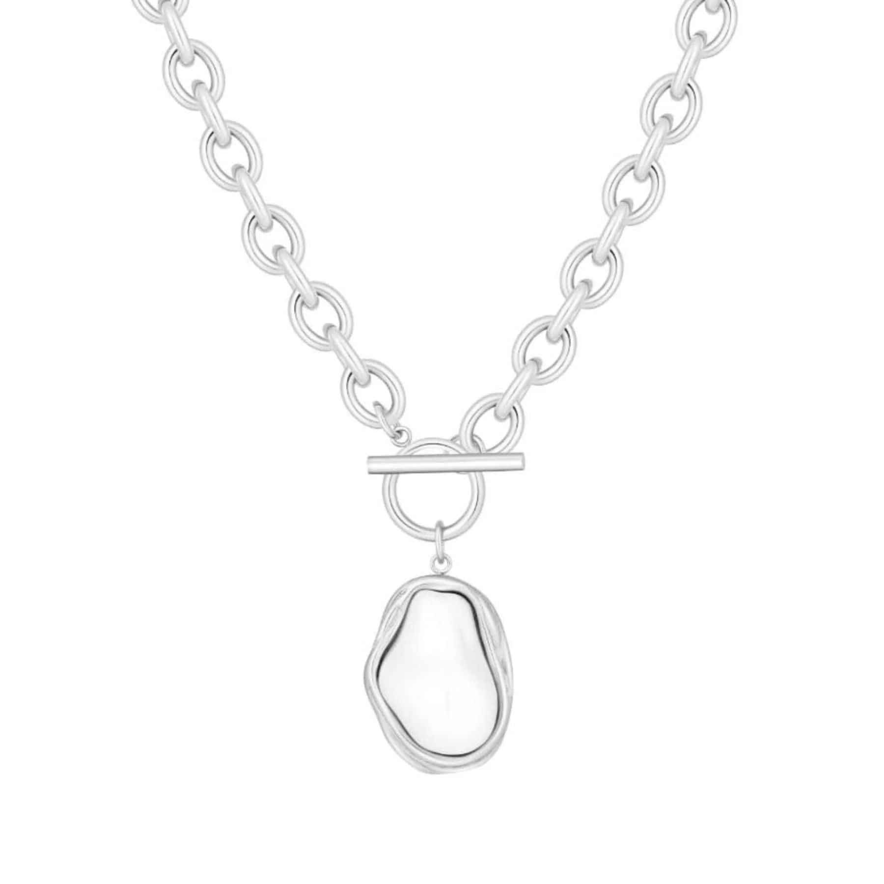 Laurel Pearl TBar Necklace - Image 16