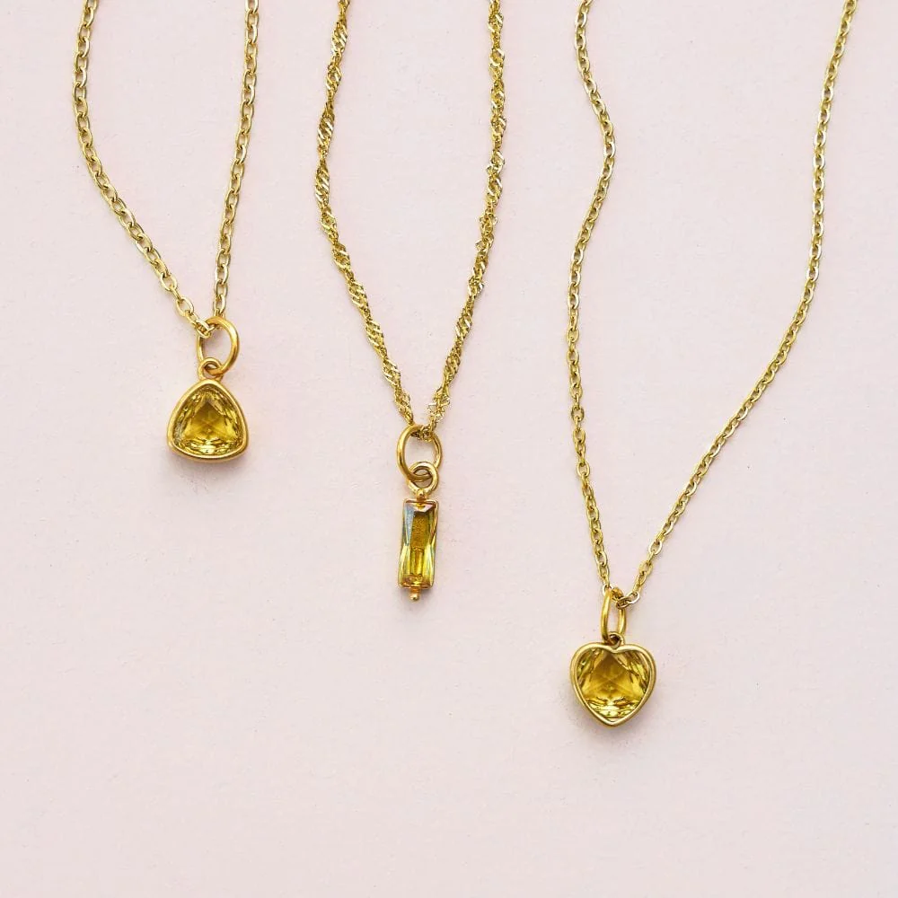 Quartet Birthstone Necklace - Image 30