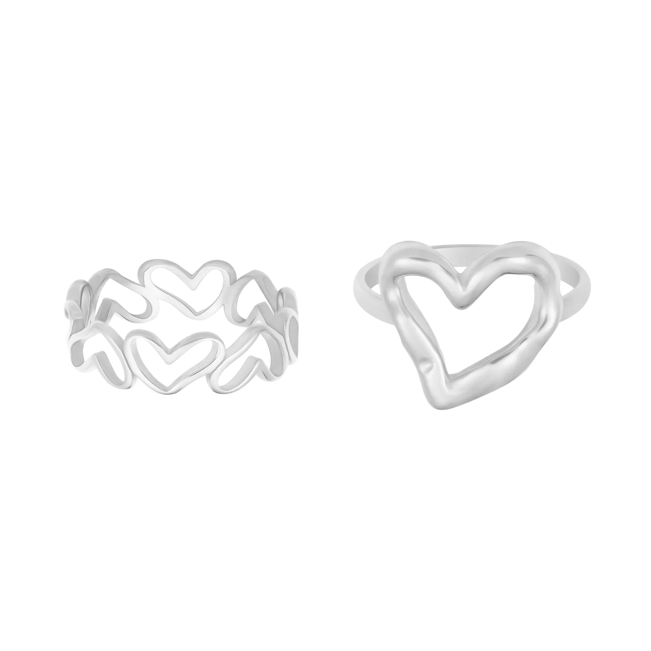 Love Ring Set Silver