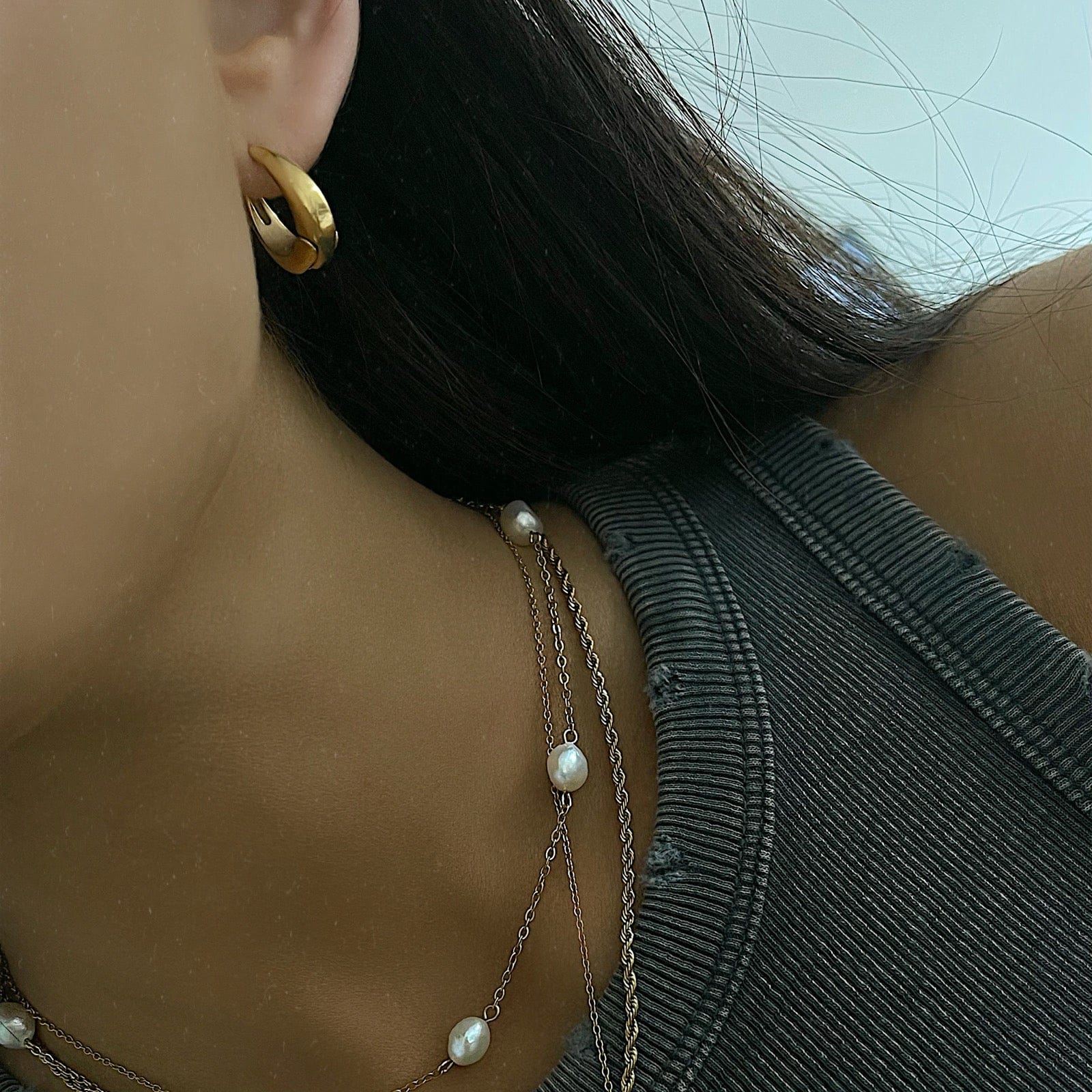 Lynette Hoop Earrings - Image 7