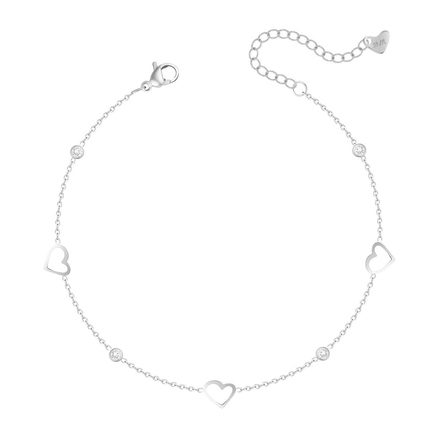 Madelyn Heart Anklet - Image 3