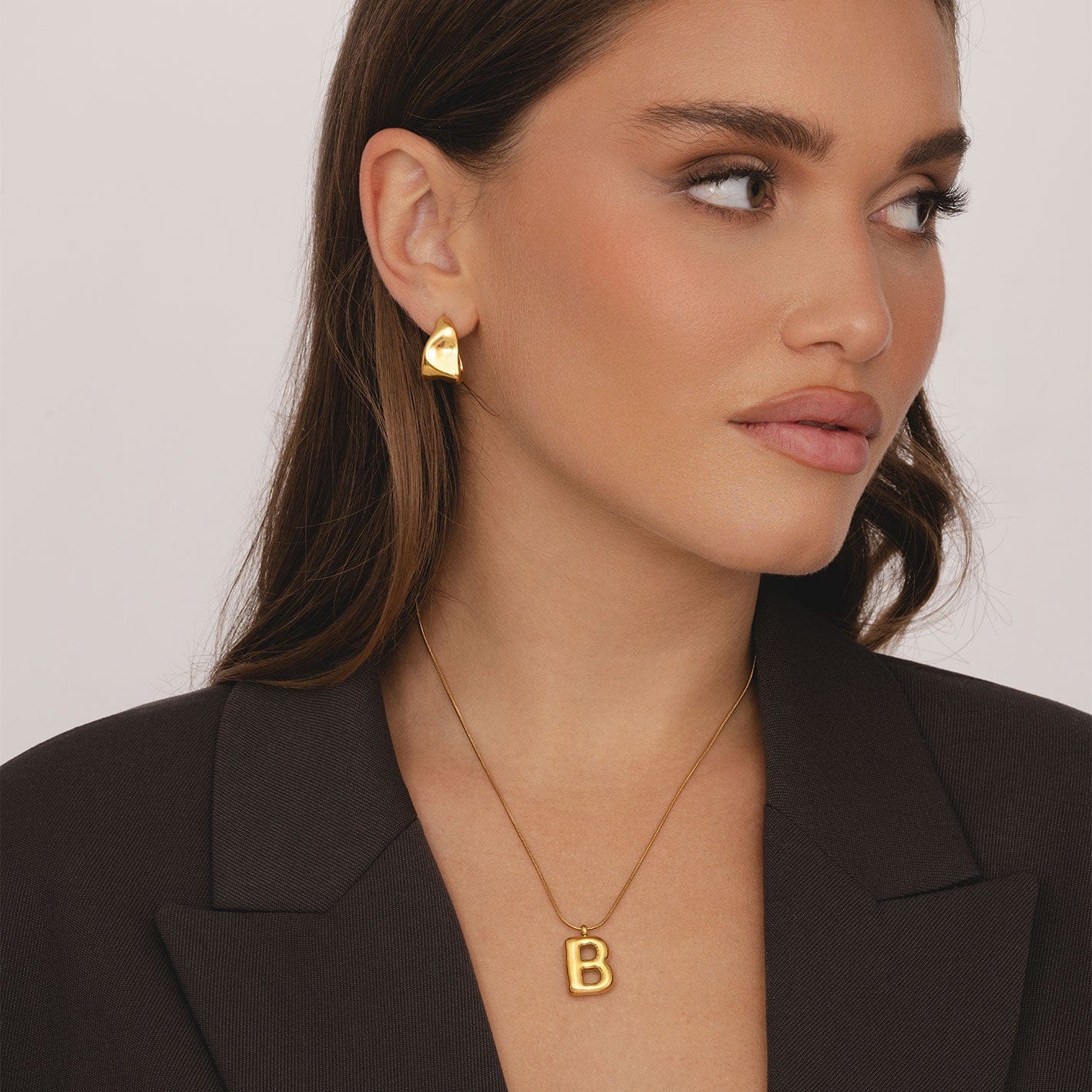 Maple Initial Necklace - Image 2