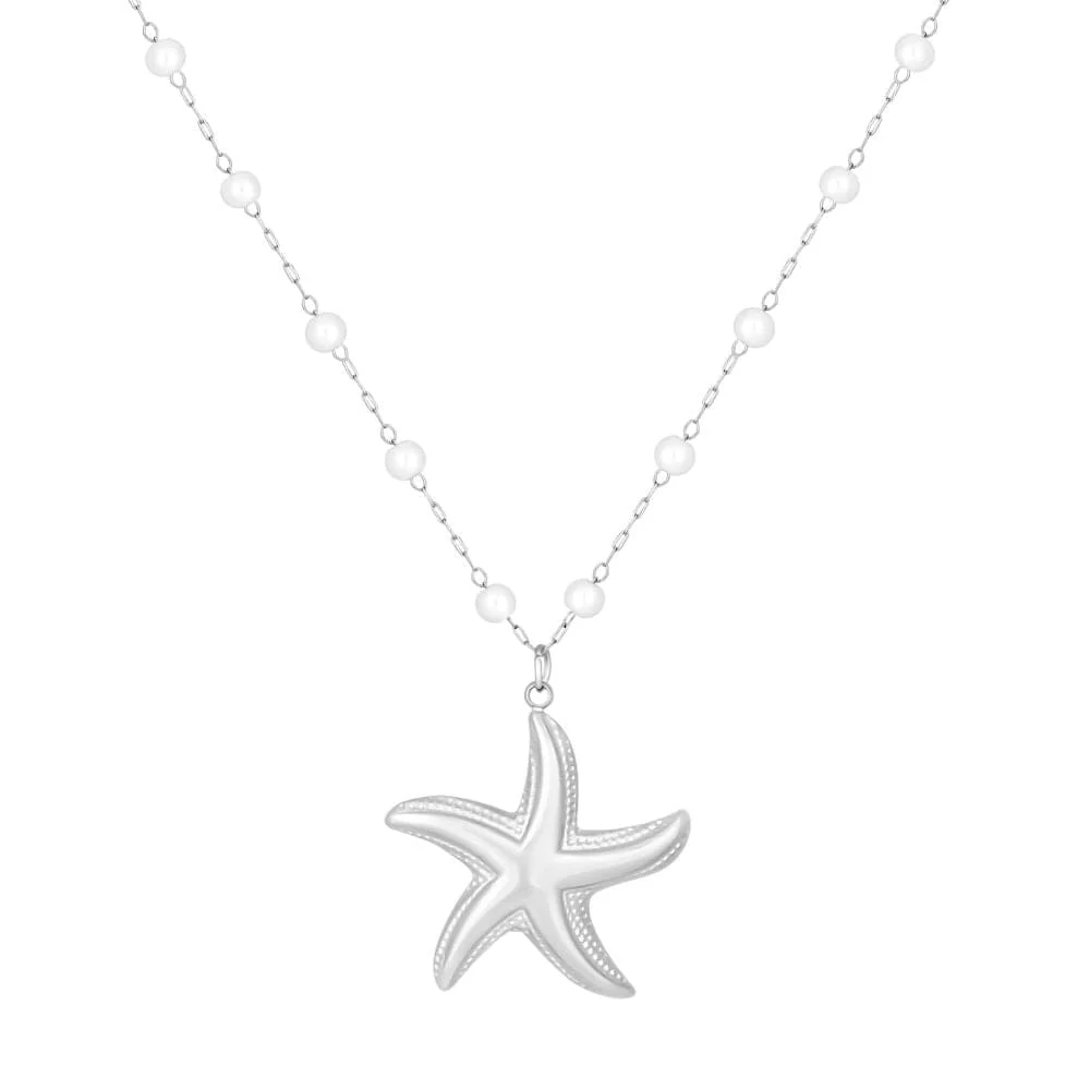 Maribel Starfish Pearl Necklace - Image 11