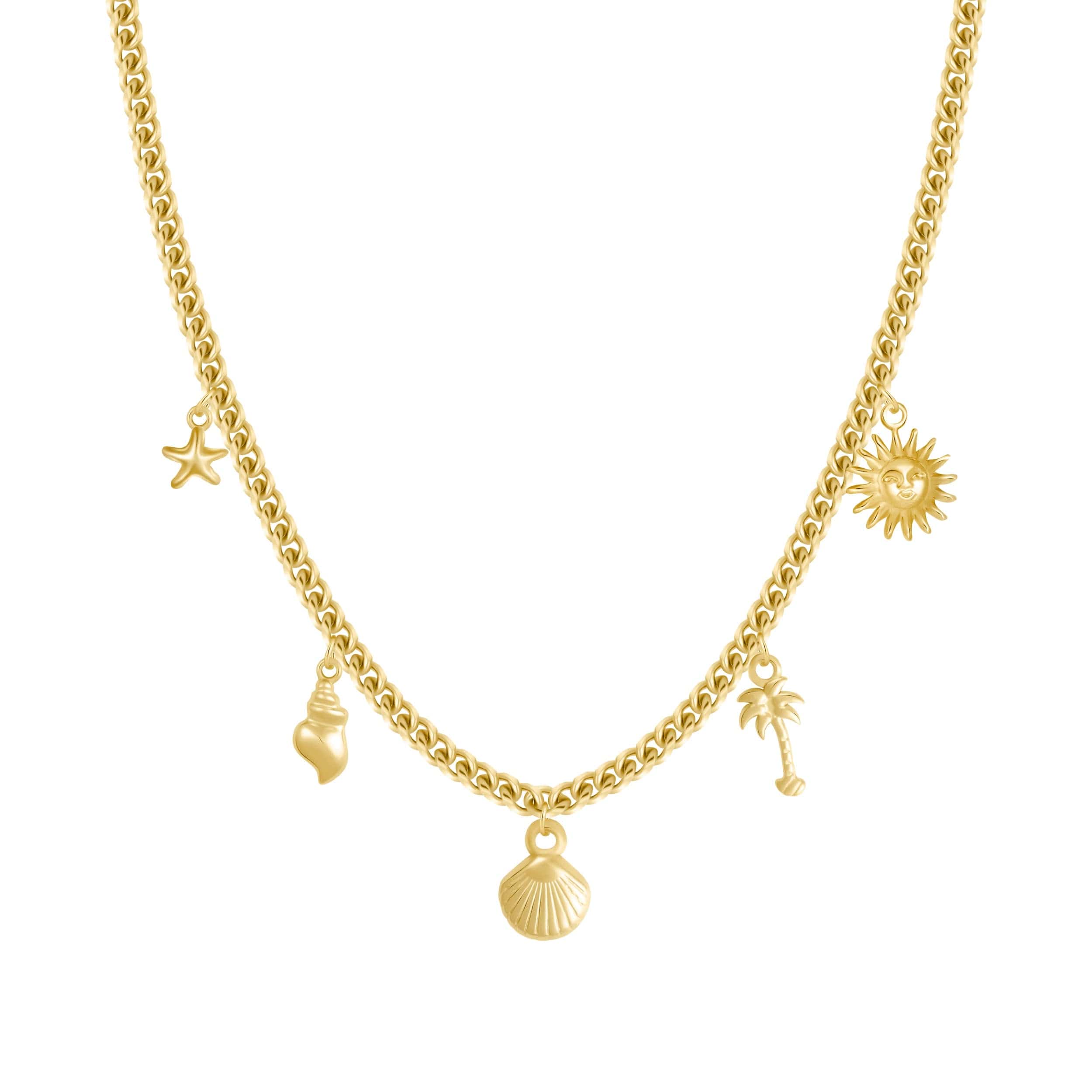 Mediterranean Charm Necklace