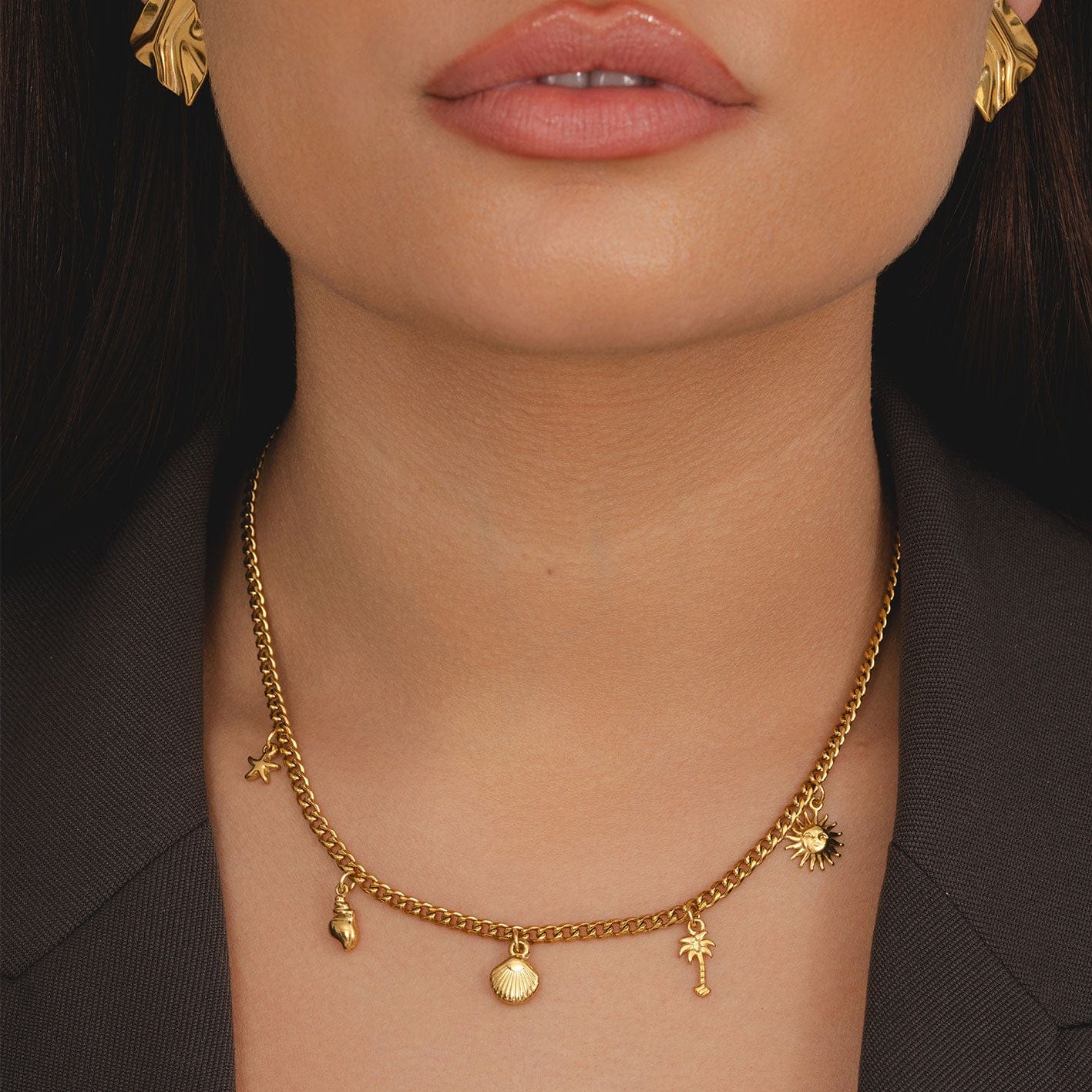 Mediterranean Charm Necklace - Image 3
