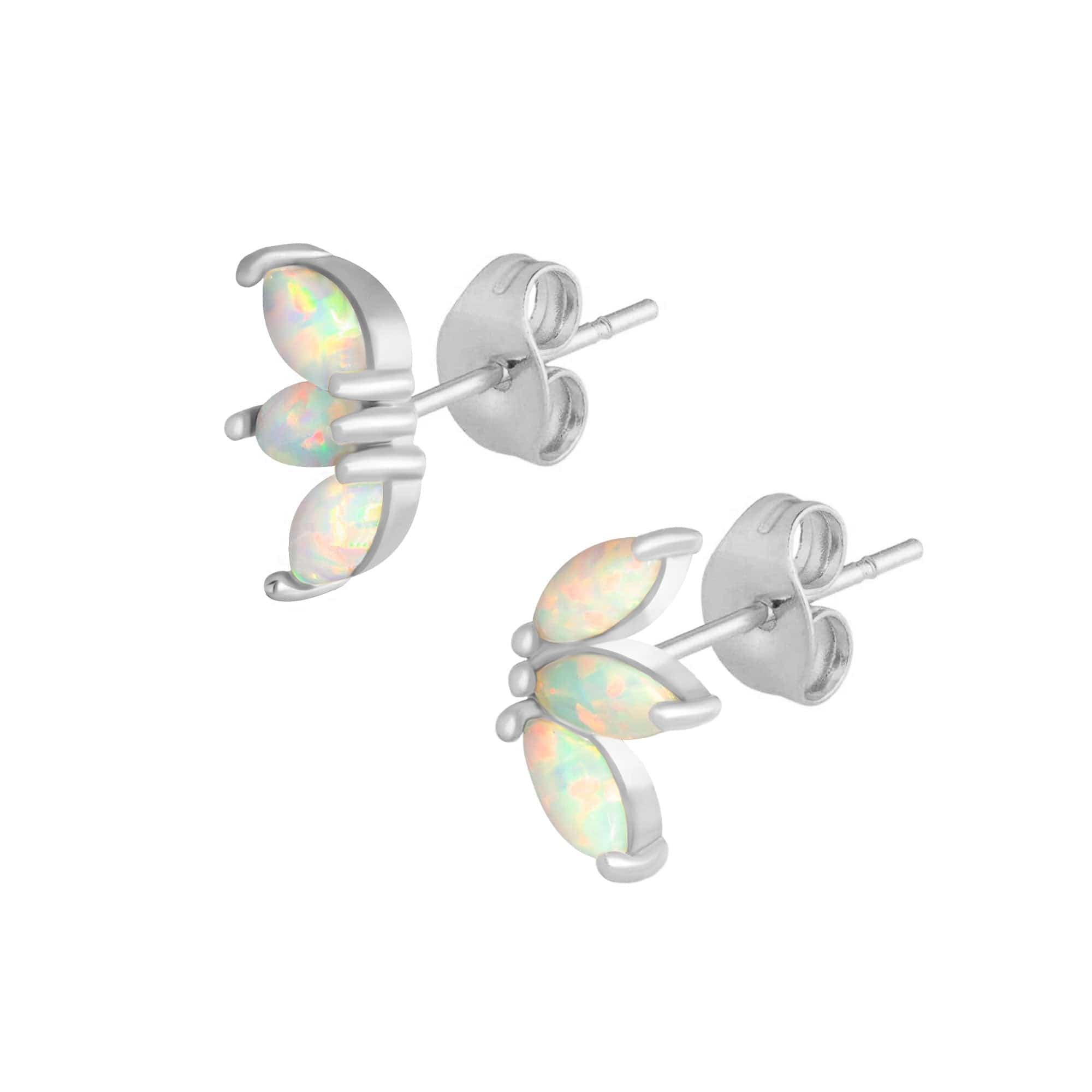 Mercury Opal Stud Earrings - Image 5