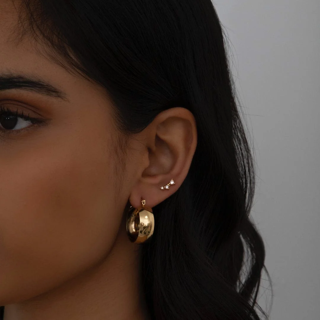 Milan Stud Earrings - Image 2