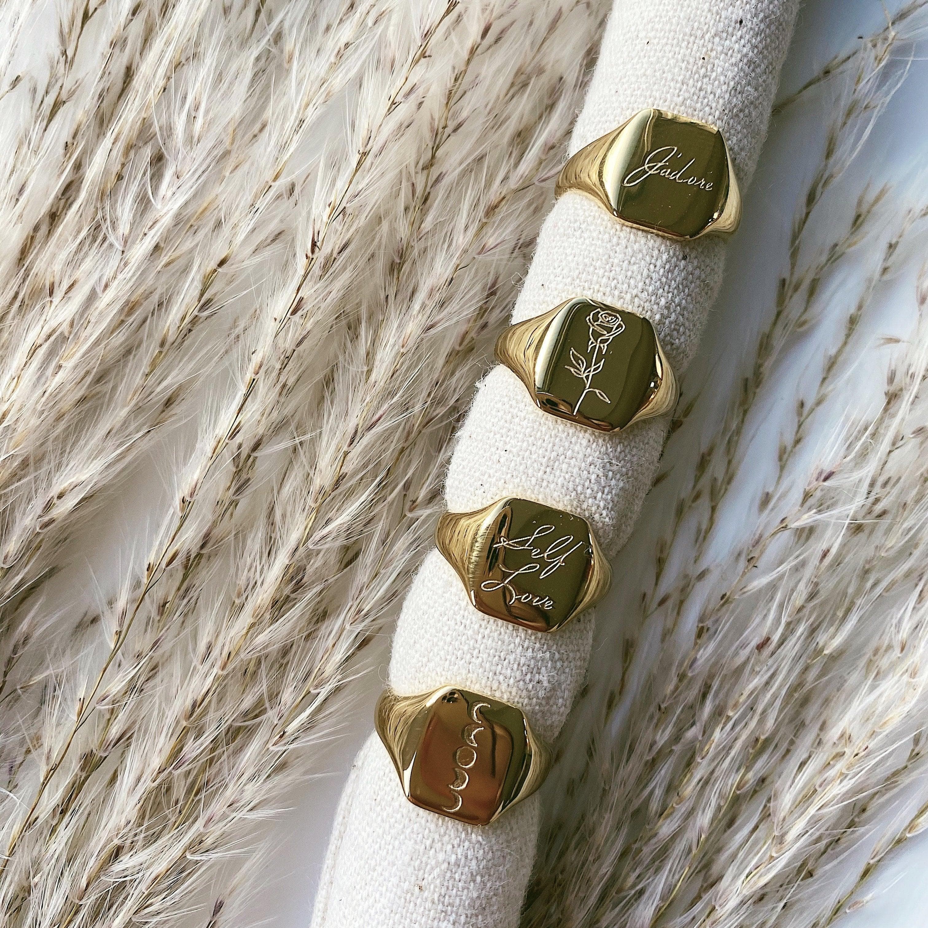 Moon Phases Signet Ring - Image 4