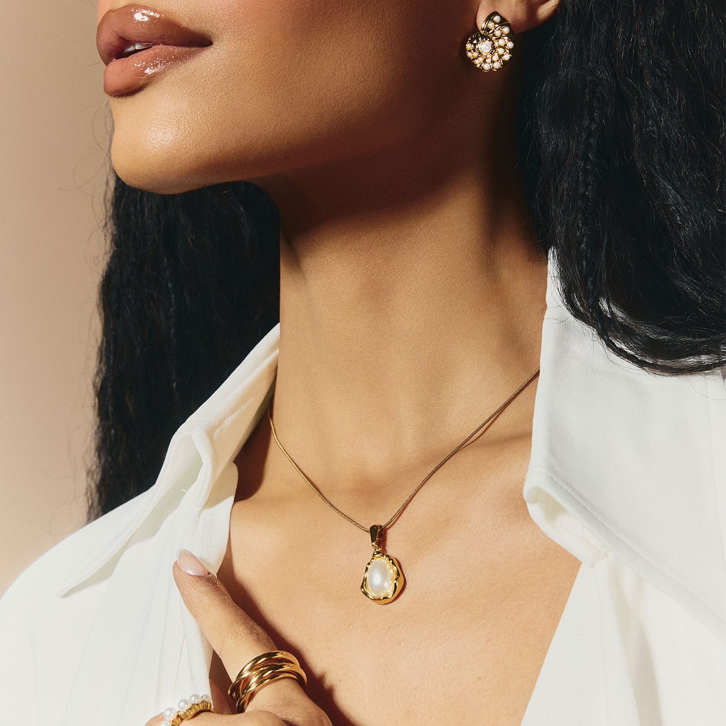 Naples Pearl Necklace - Image 2