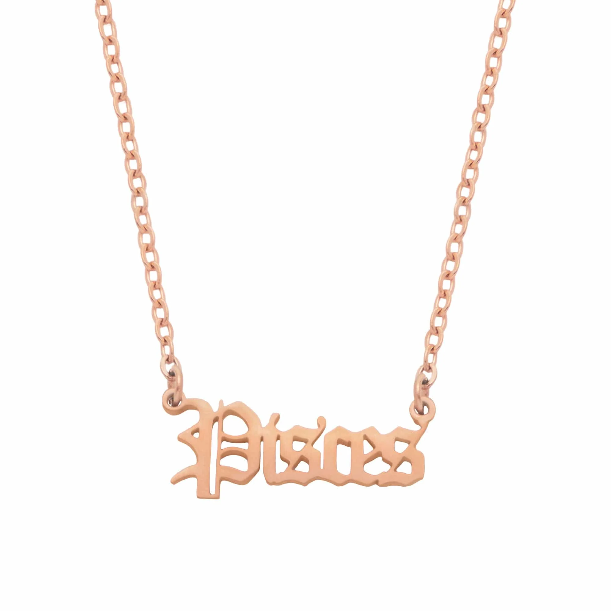 Old English Zodiac Necklace - Image 28