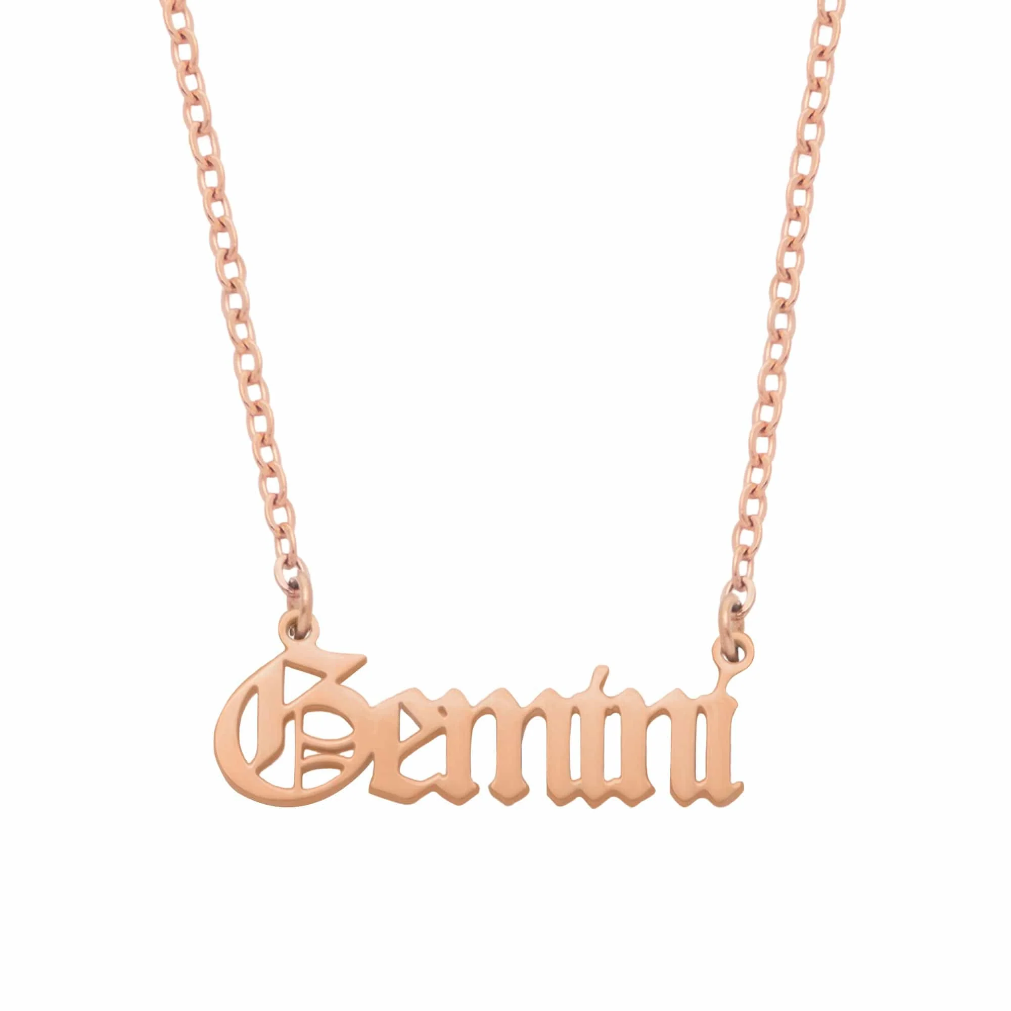 Old English Zodiac Necklace - Image 44