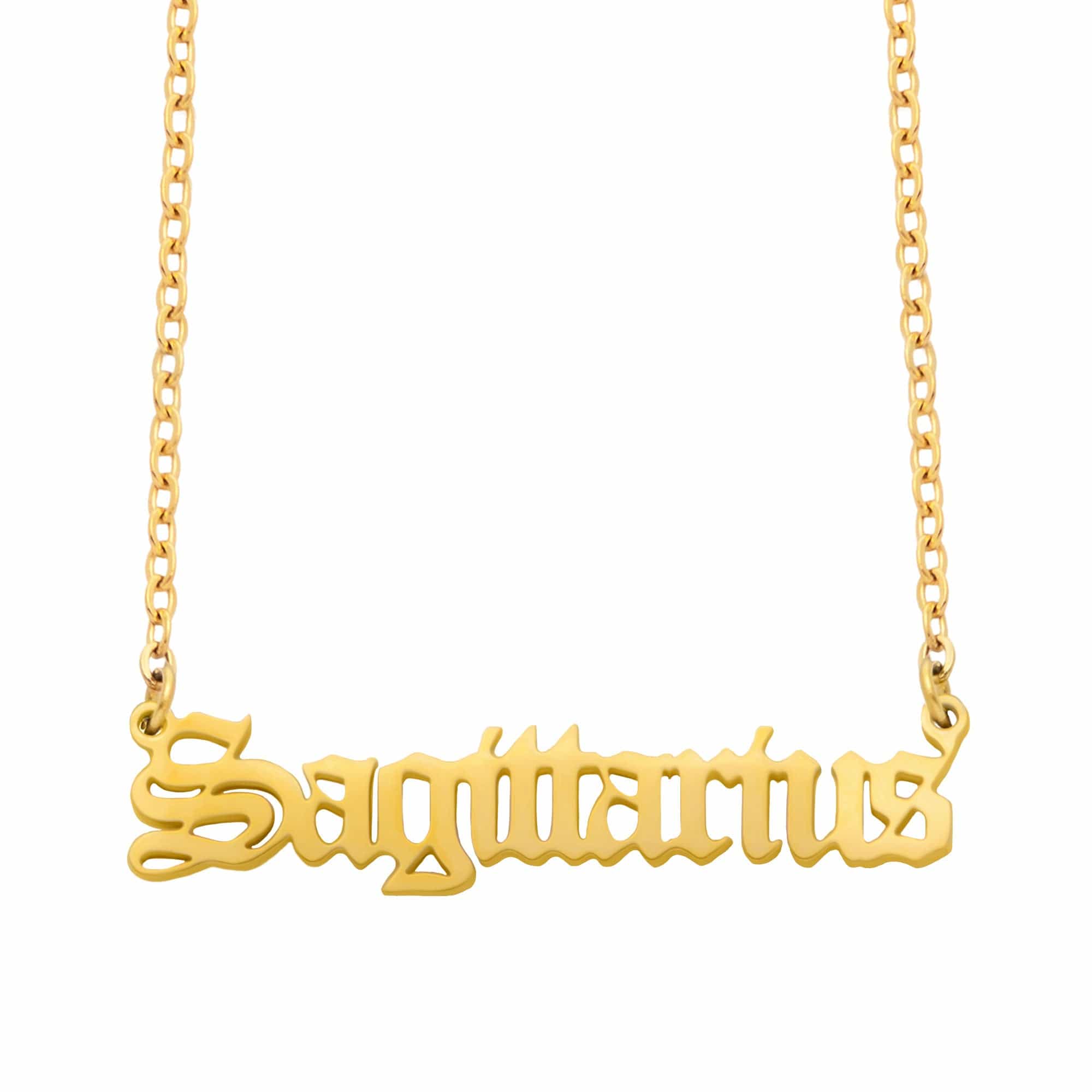 Old English Zodiac Necklace - Image 62