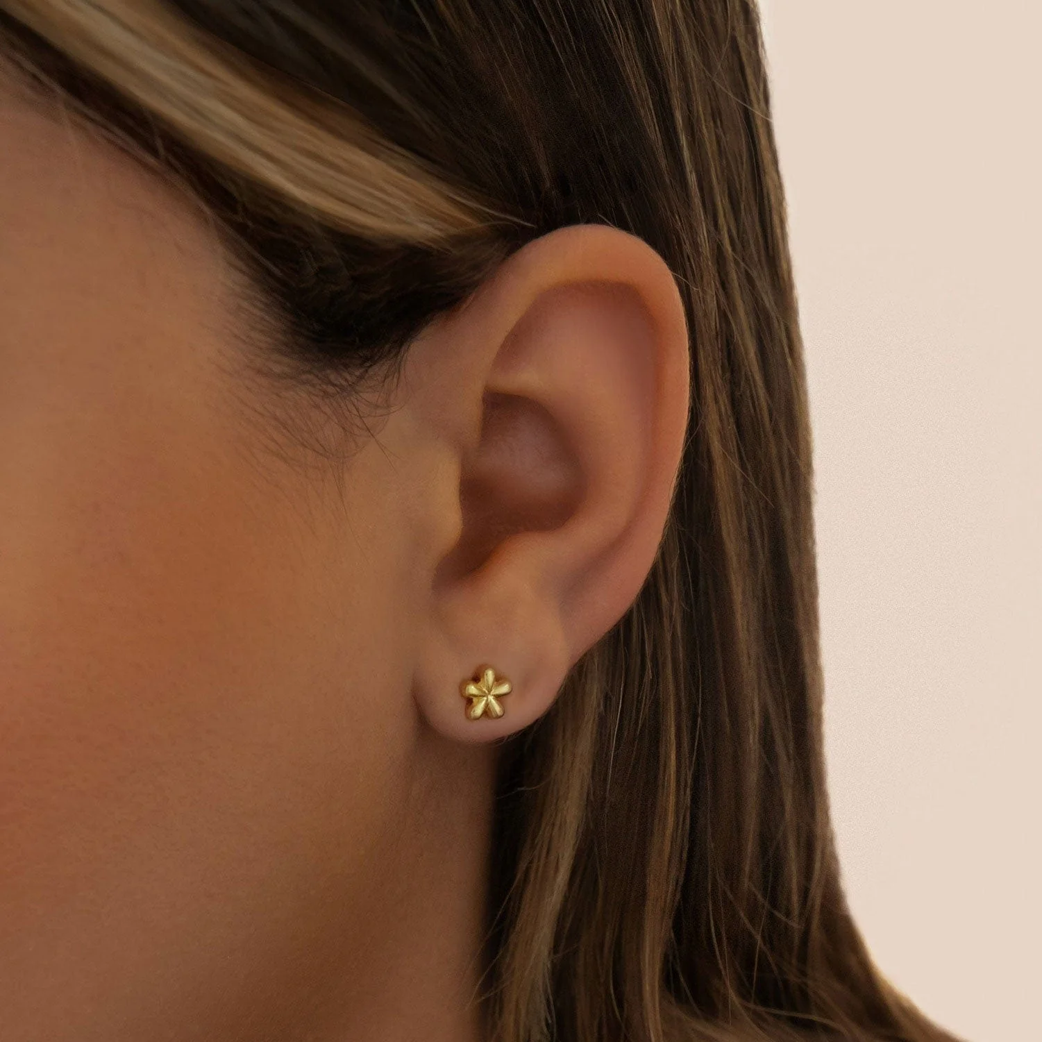 Orchid Stud Earrings - Image 3