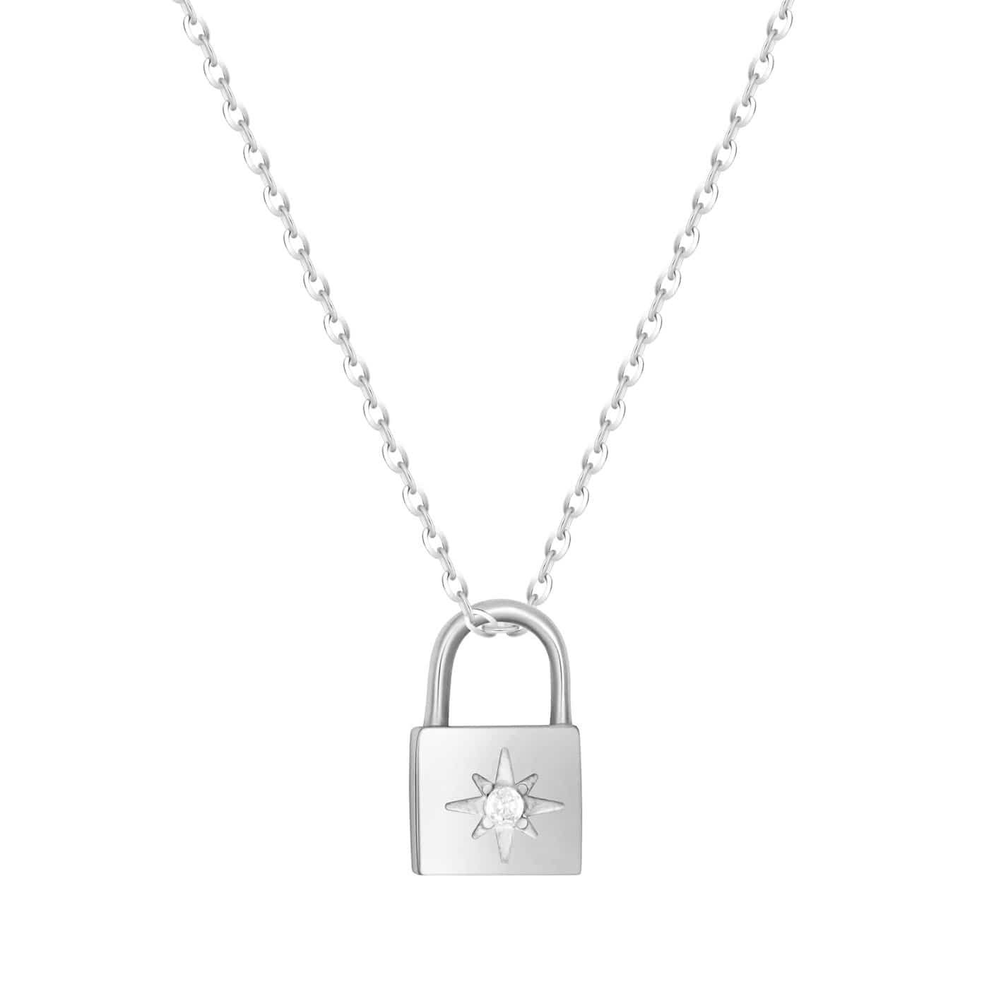 Padlock Birthstone Necklace - Image 23