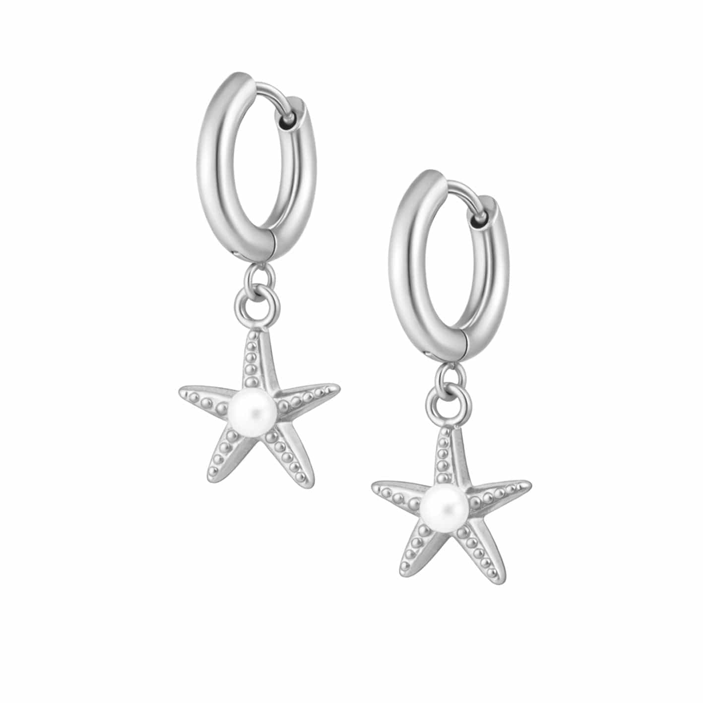 Positano Pearl Starfish Earrings - Image 11