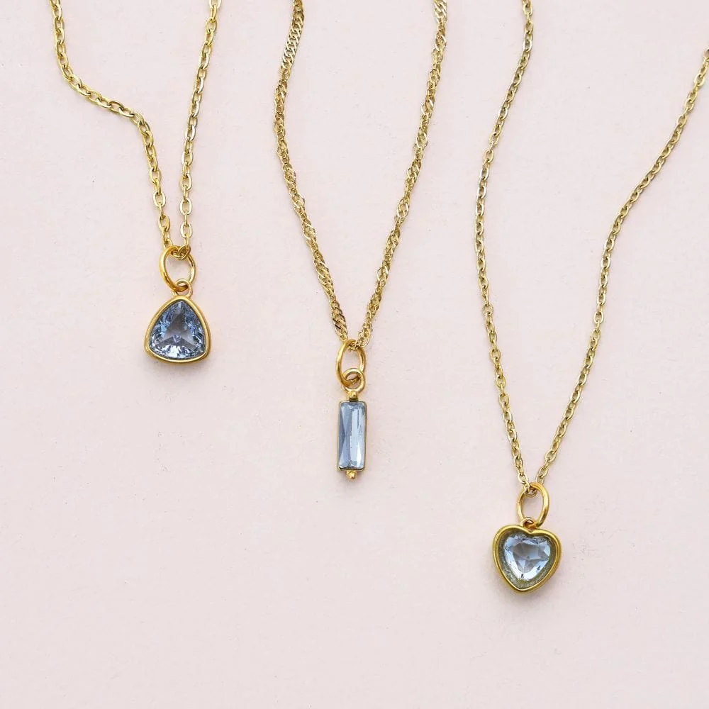 Quartet Birthstone Necklace - Image 14