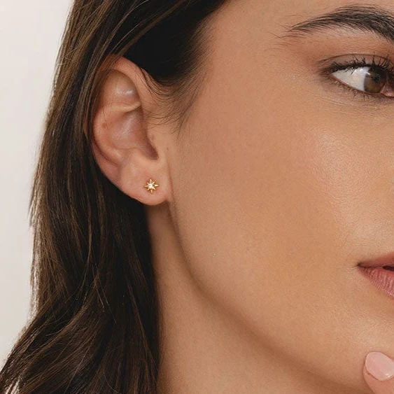 Radiance Star Stud Earrings - Image 5