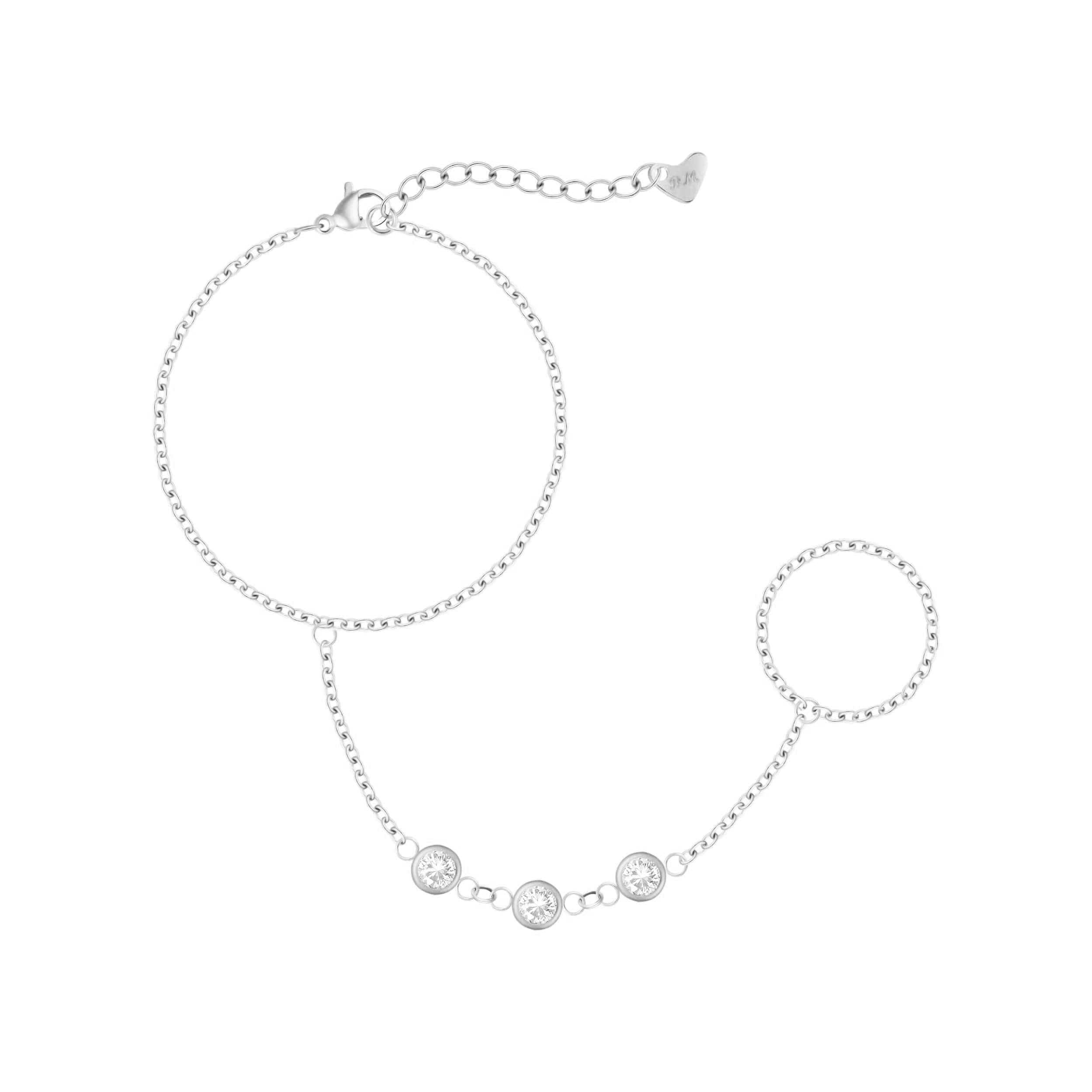 Raquel Hand Chain Bracelet - Image 4