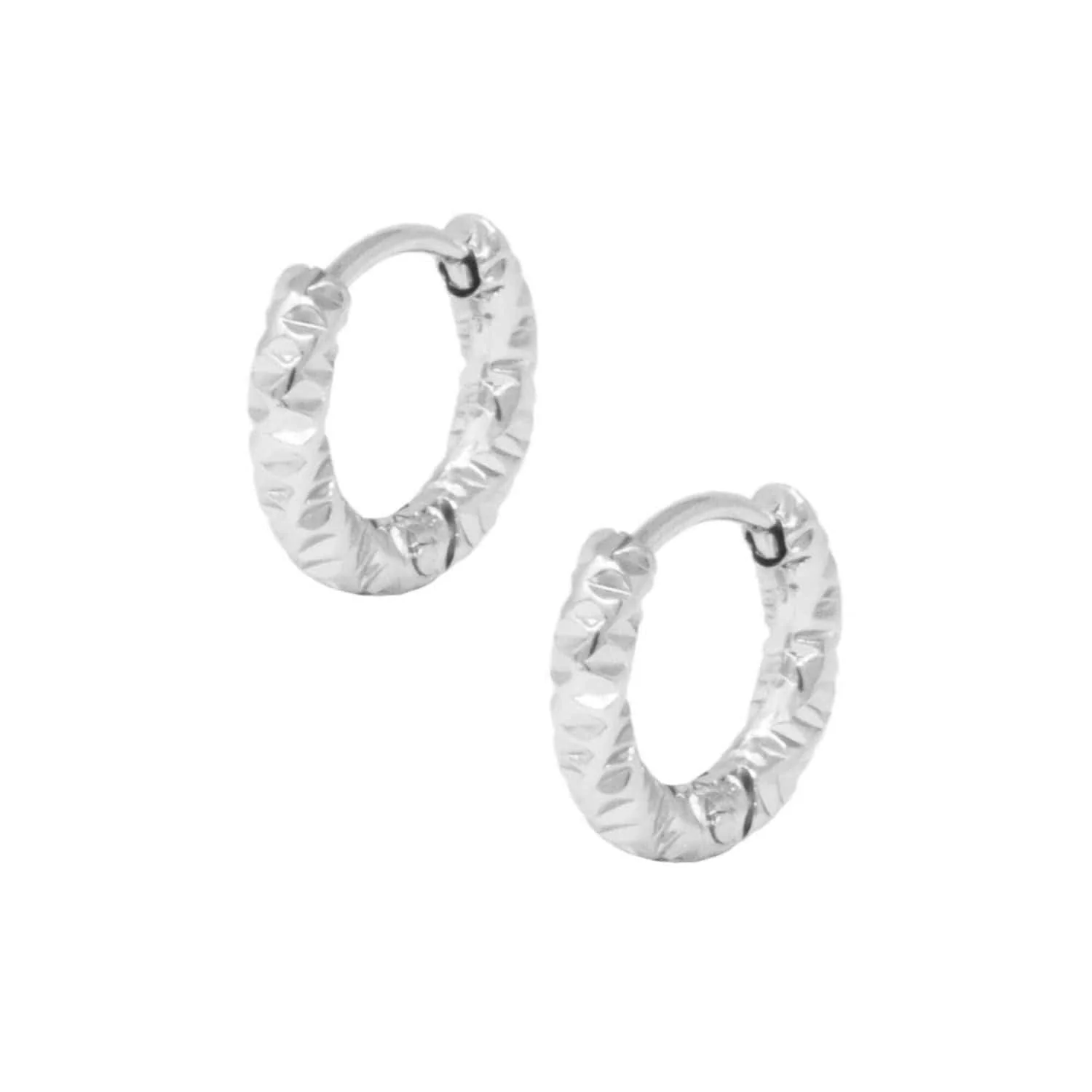 Ripple Hoop Earrings - Image 5