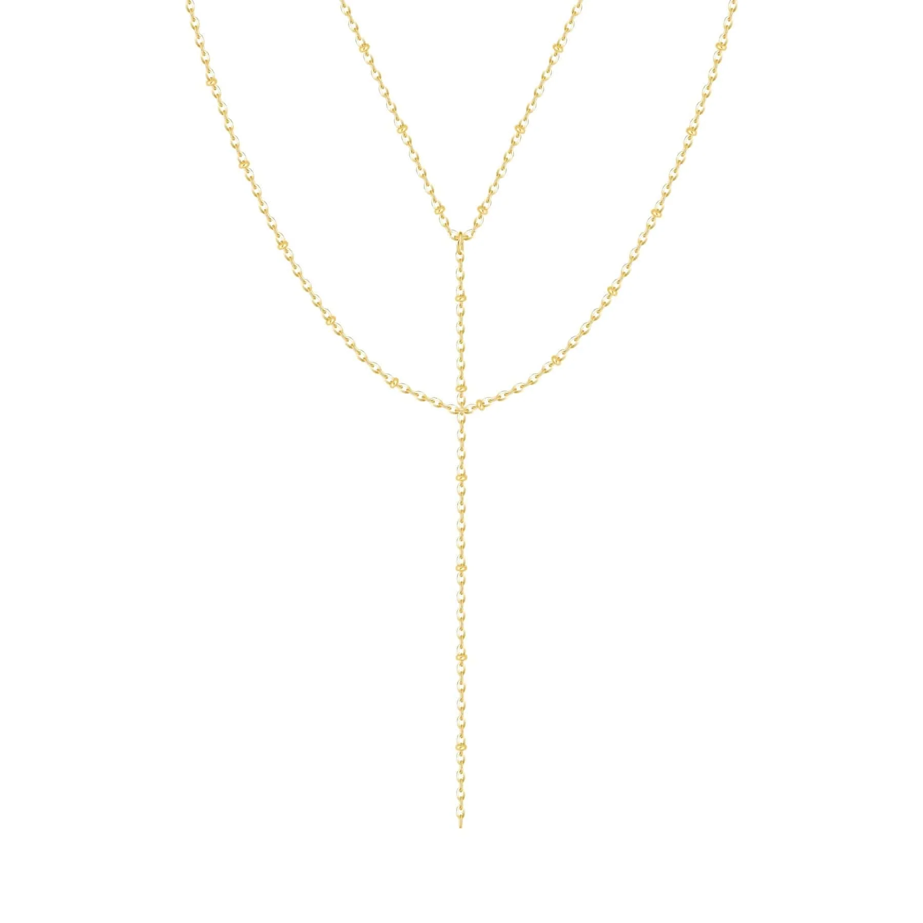 Robyn Layered Lariat Necklace