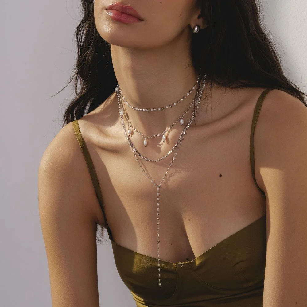 Ruby Lariat Necklace - Image 4