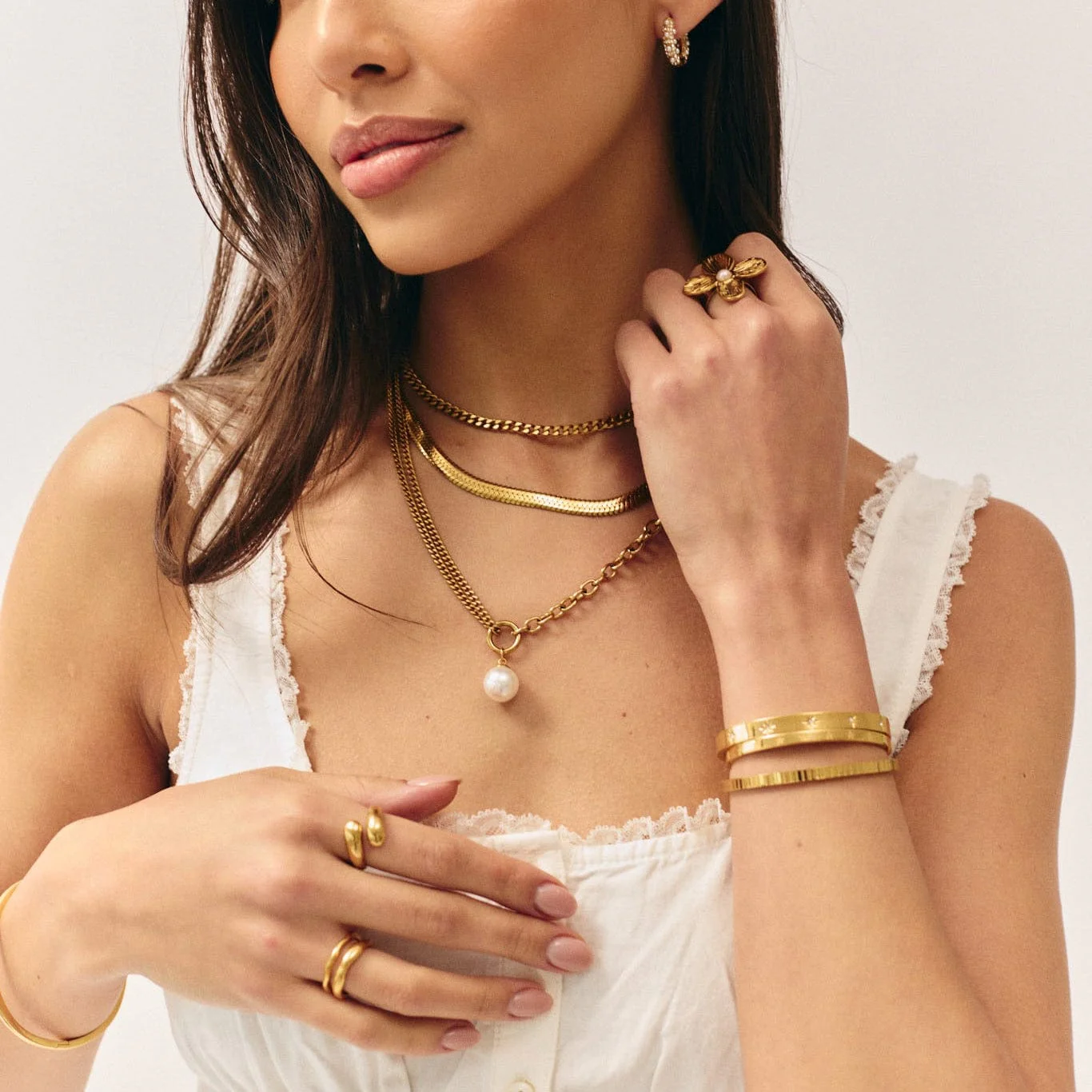 Saffron Pearl Necklace - Image 7