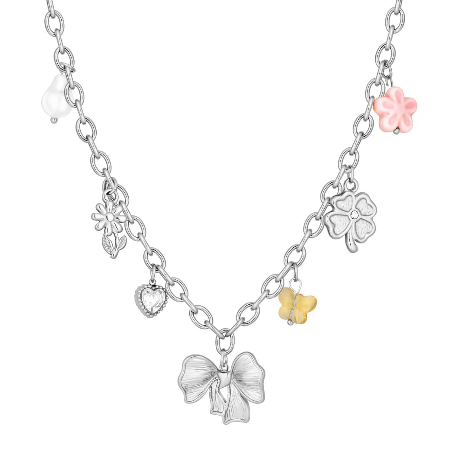 Scarlett Bow Charm Necklace - Image 4