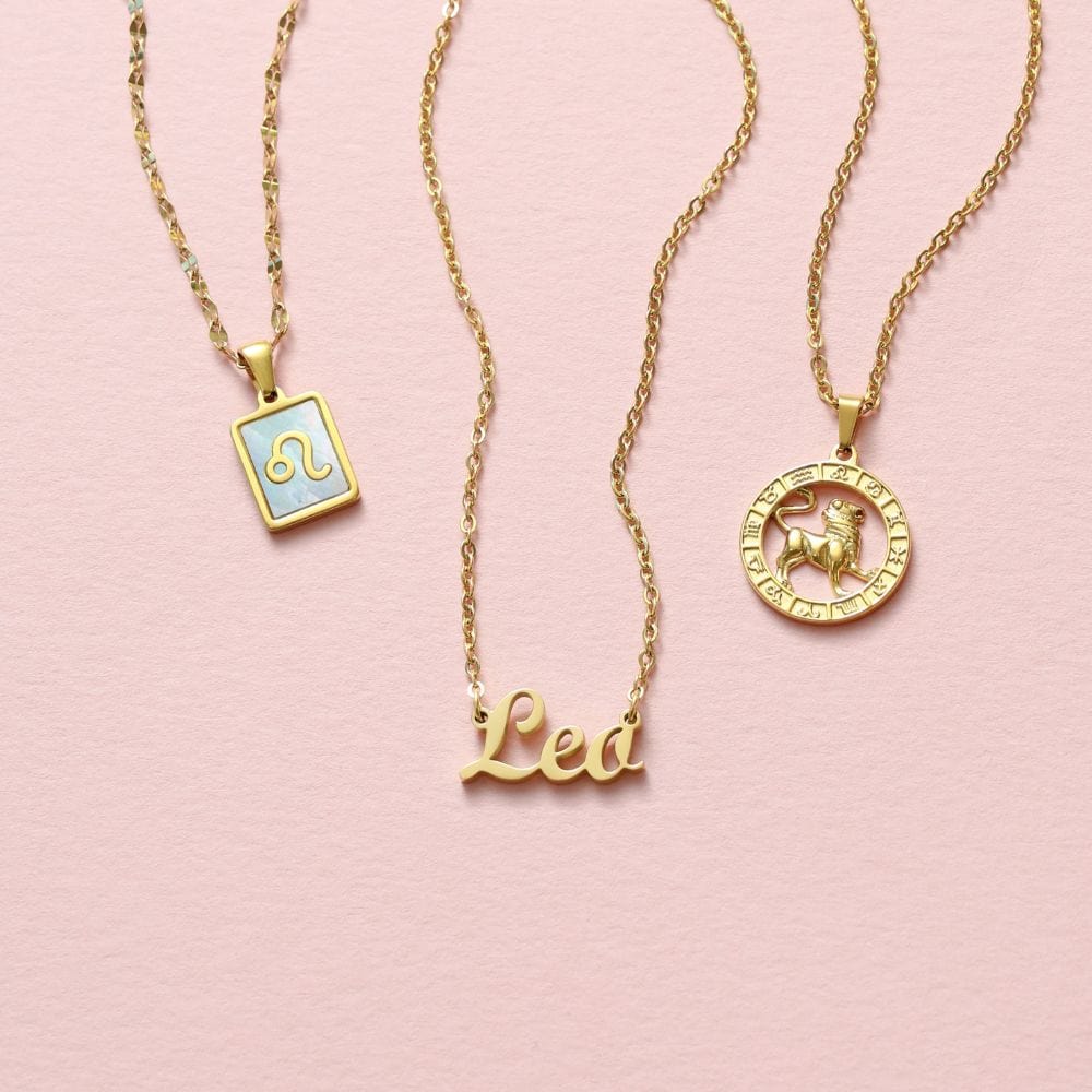 Script Zodiac Choker Necklace - Image 25