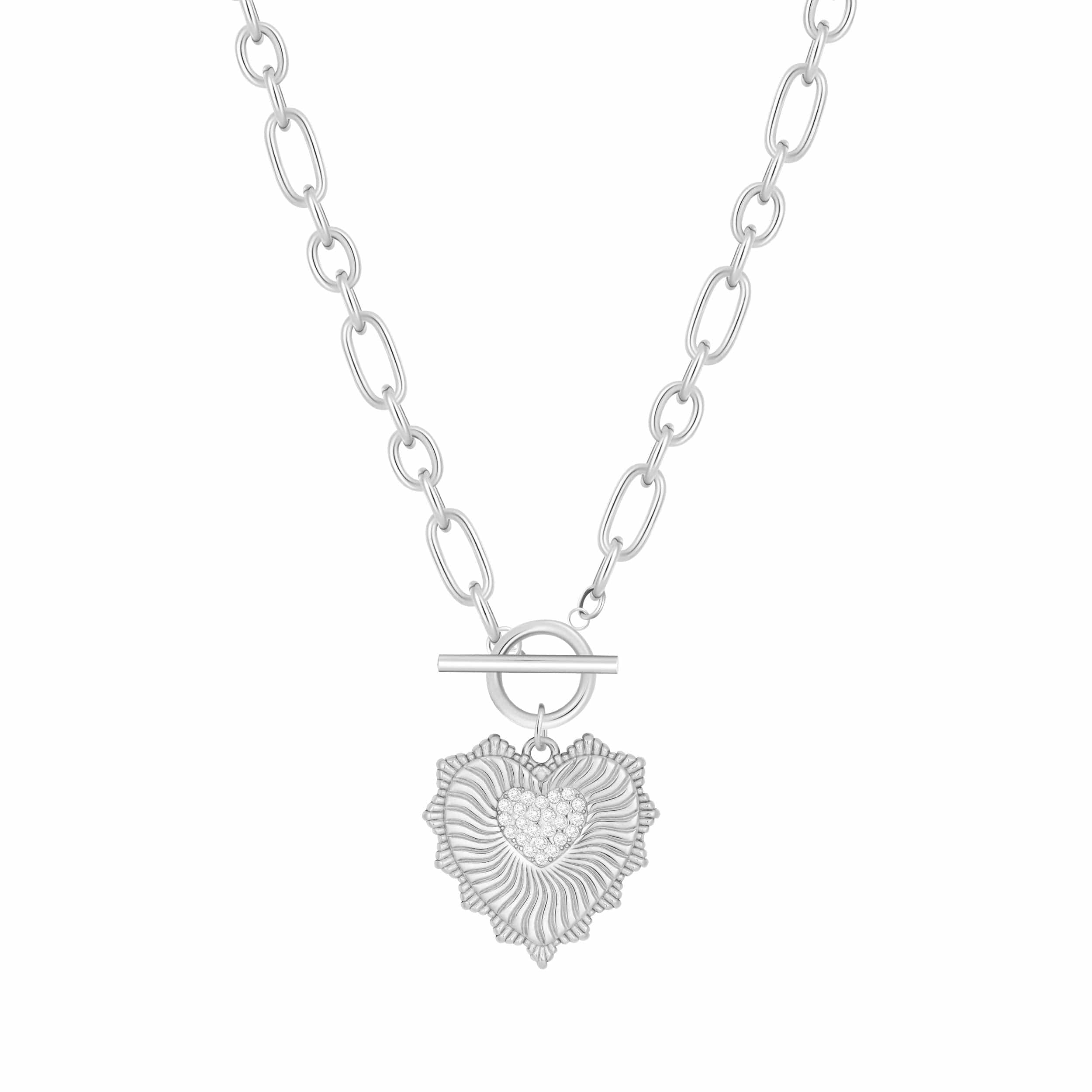 Smitten Heart TBar Necklace - Image 7