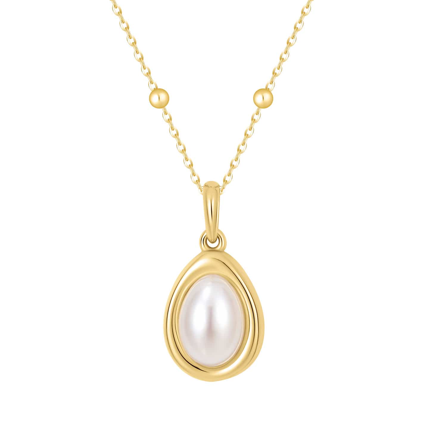 Sunflare Pearl Necklace