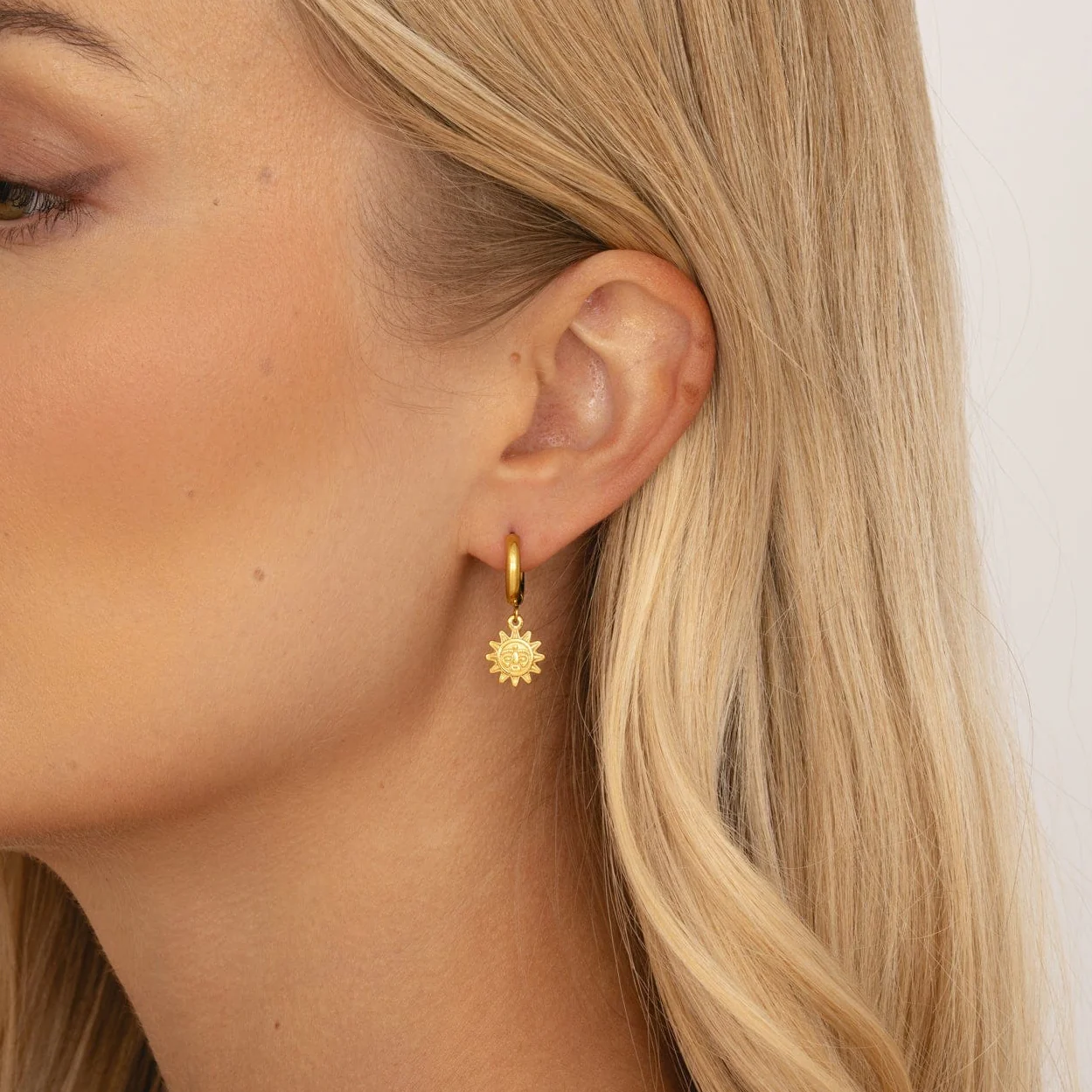 Sydney Sun Hoop Earrings - Image 2