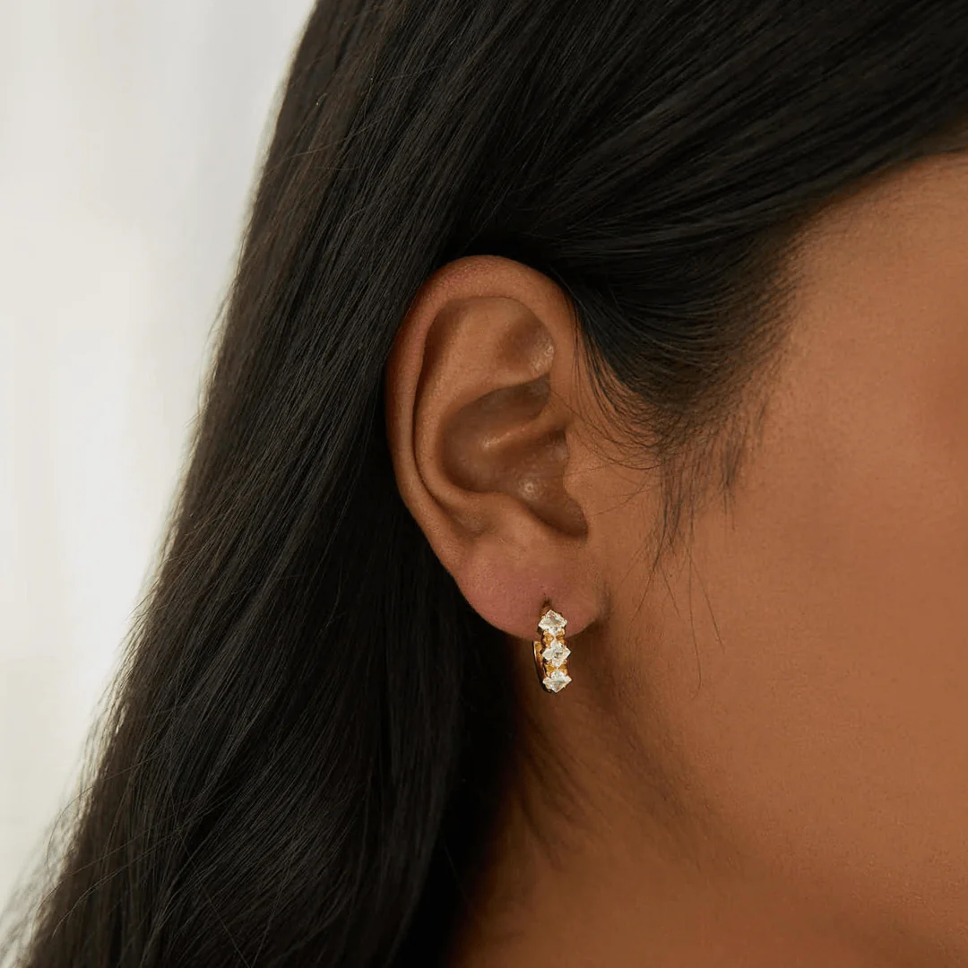 Tess Hoop Earrings - Image 2