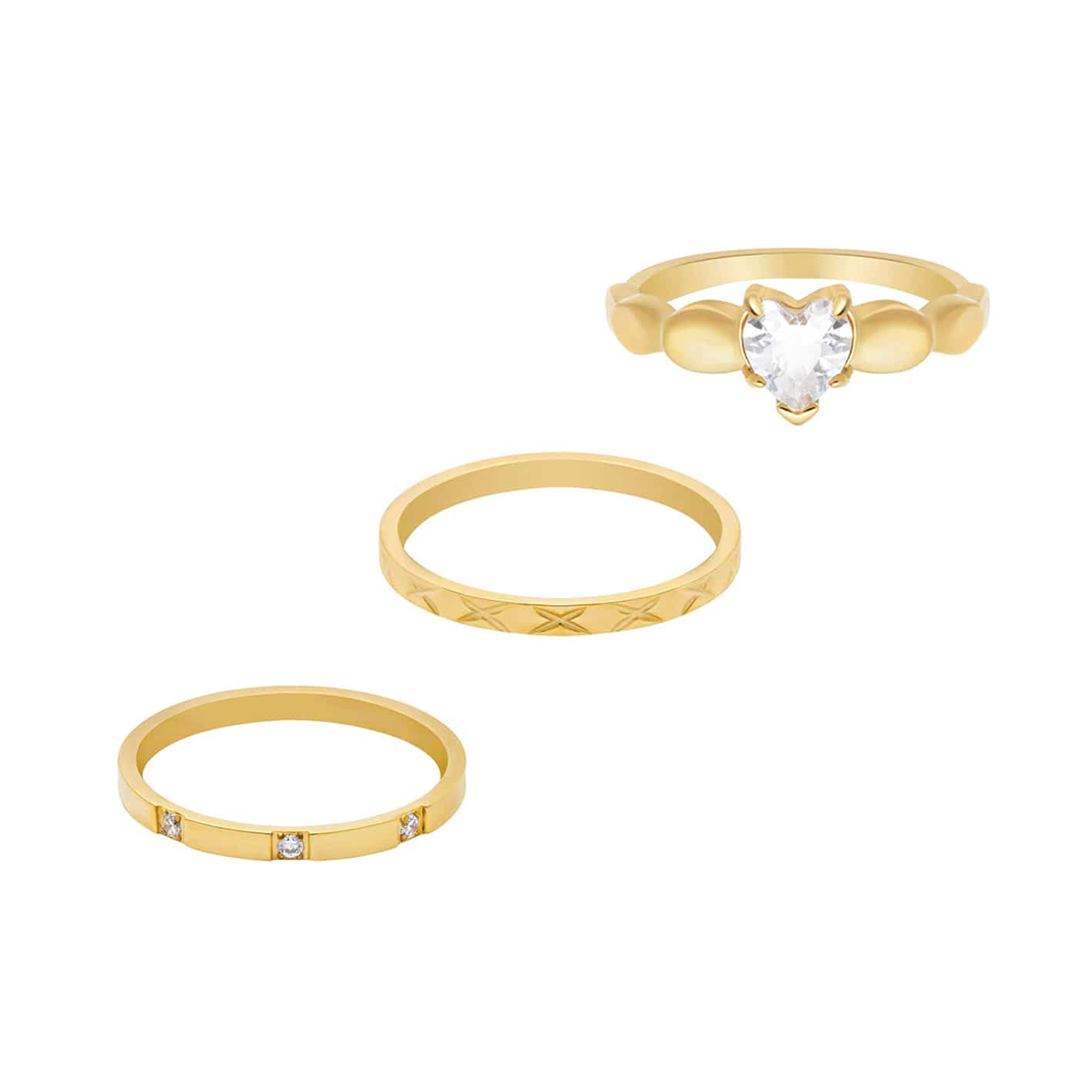 Trending Ring Bundle Gold