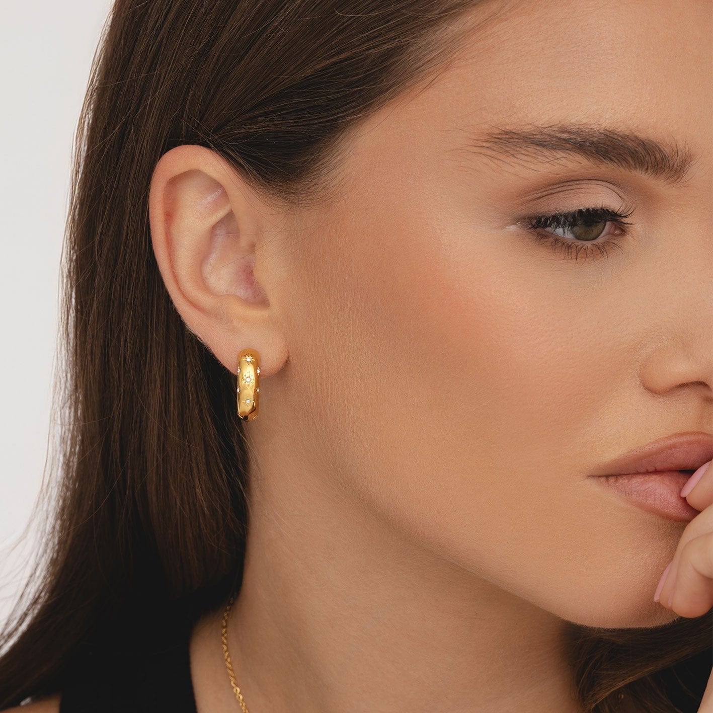 Vega Star Hoop Earrings - Image 3