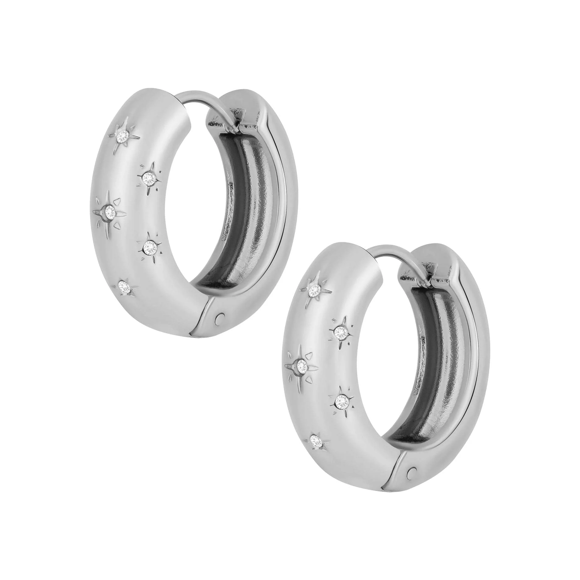 Vega Star Hoop Earrings - Image 7