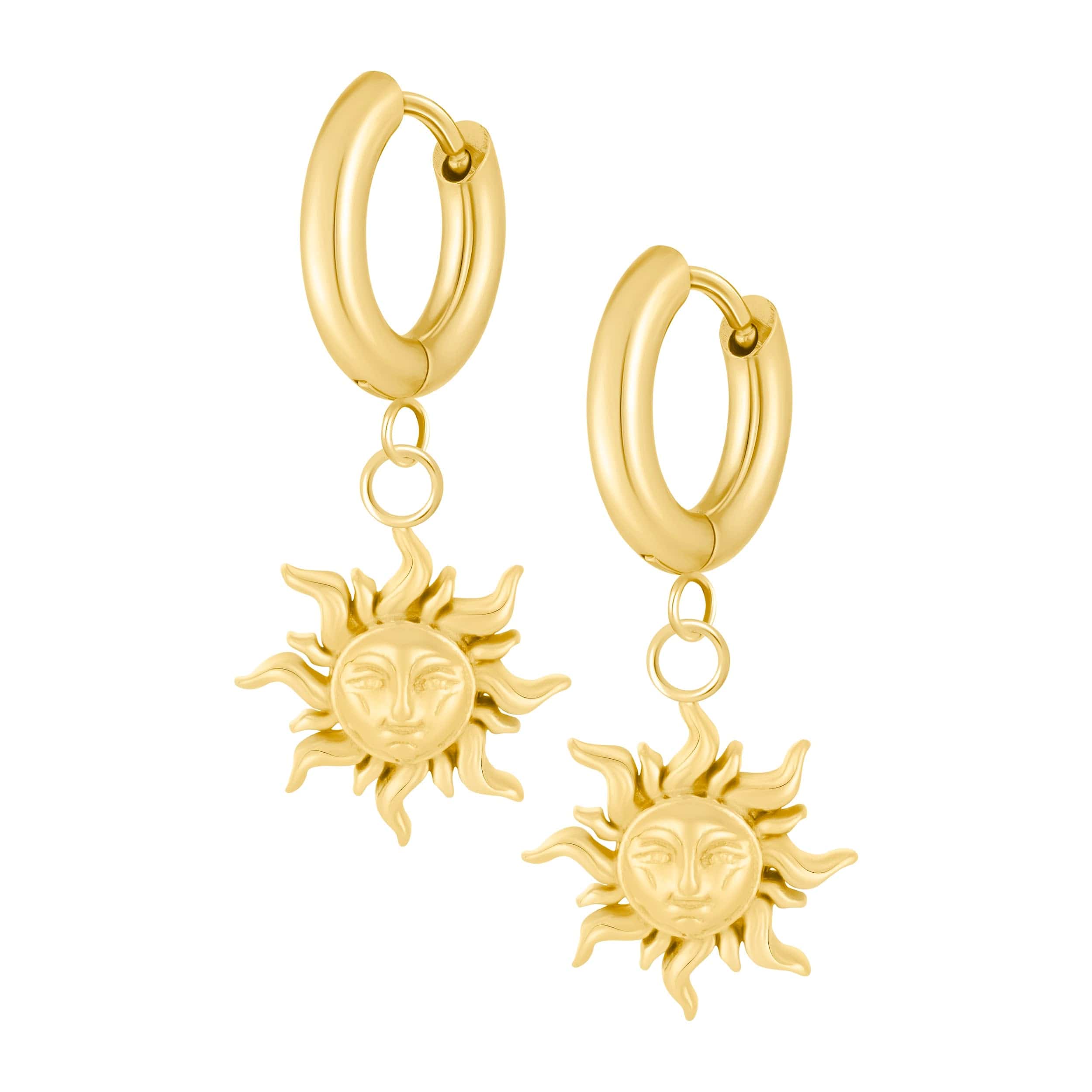Vision Sun Hoop Earrings