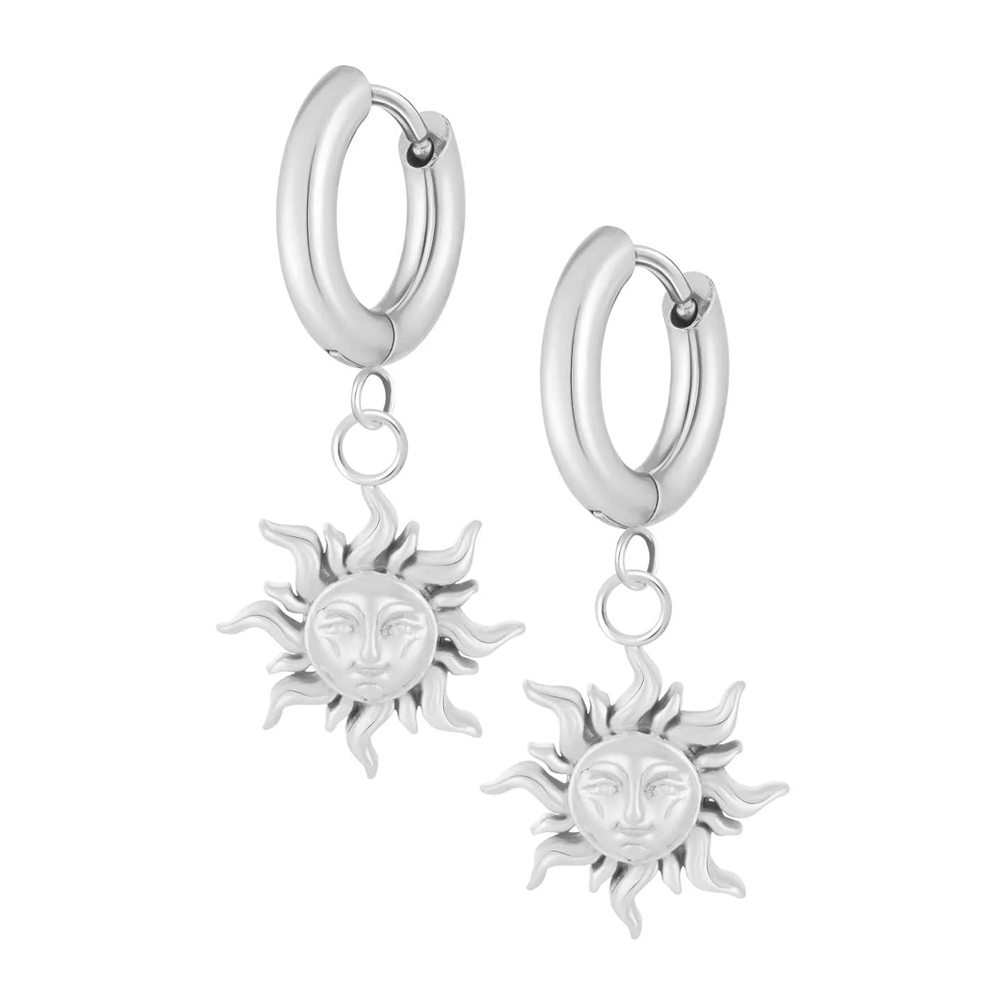 Vision Sun Hoop Earrings - Image 4