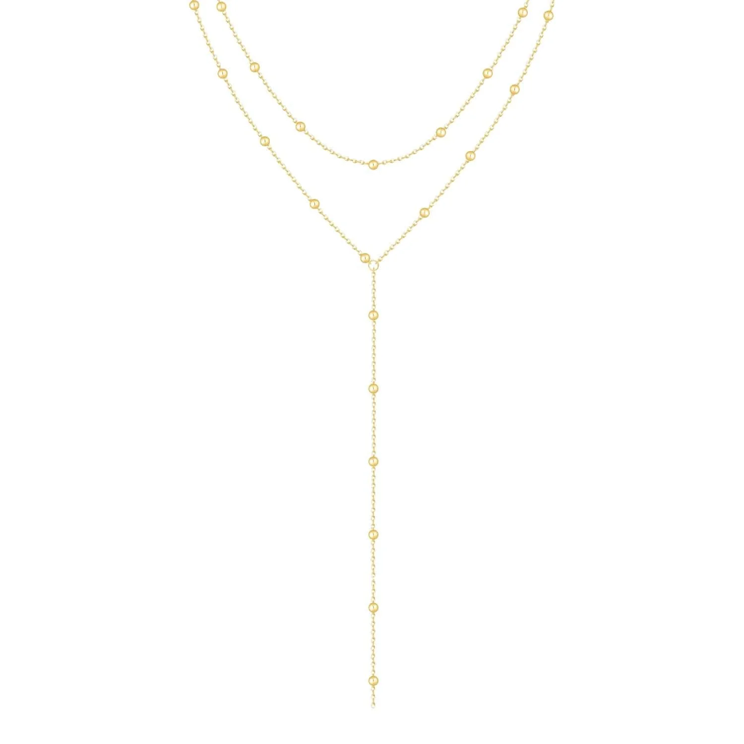 Wren Layered Lariat Necklace